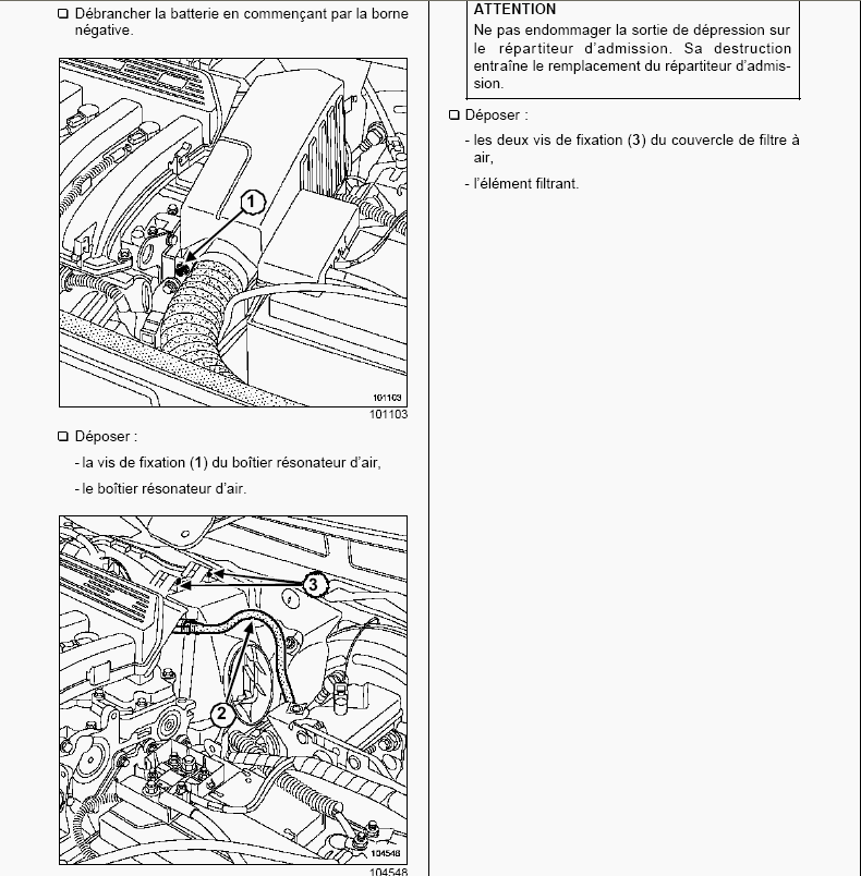 Comment remplacer filtre habitacle scenic 2