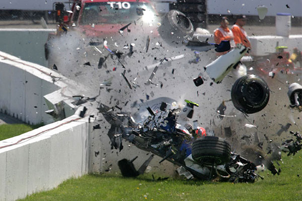 Canada 2007 crash de Kubica 