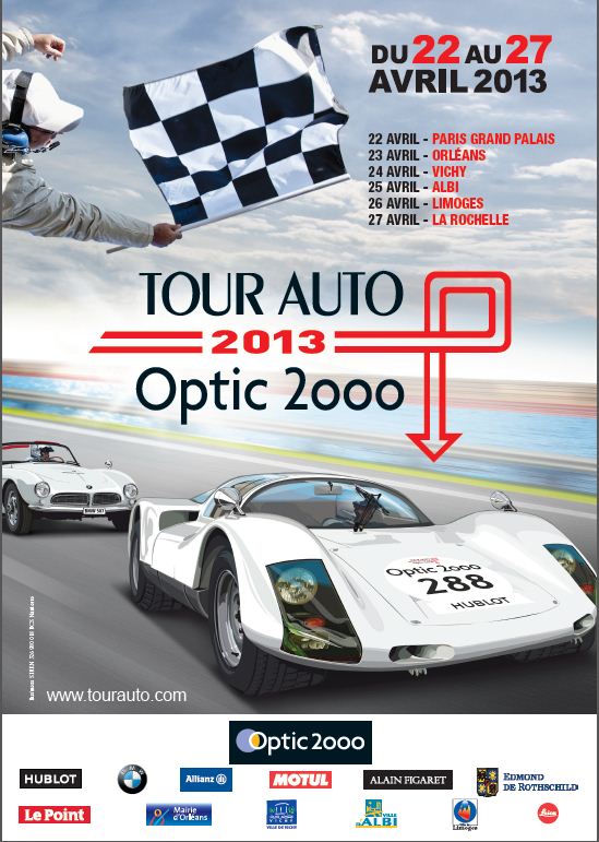 L'affiche du Tour Auto 2013