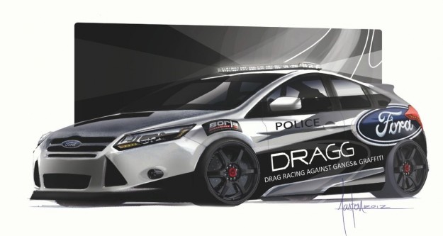 Ford Focus SEMA concepts Drag Racing Against Gangs & Graffiti (DRAGG)