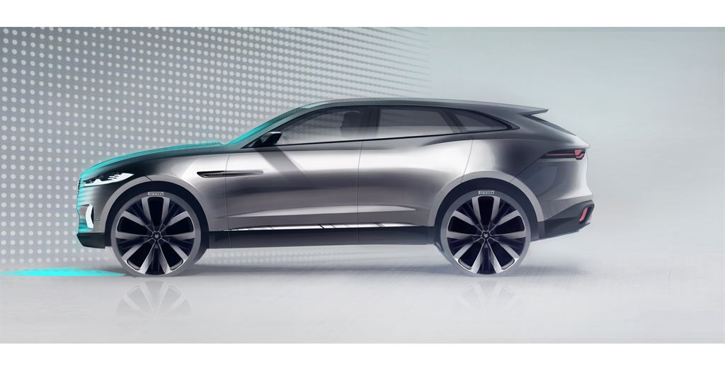 Jaguar Frankfurt C-X17 Sketch Image