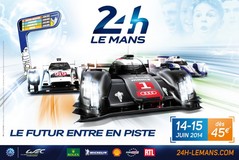 Affiche 24 heures du mans 2014