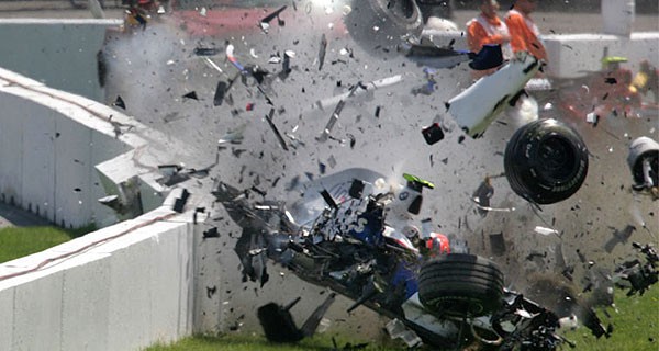 Canada 2007 crash de Kubica