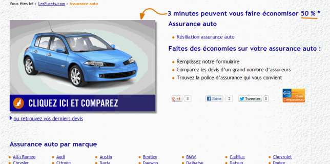 comparateur d'assurances automobile