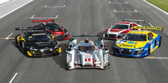 Les 5 Audi victorieuses en endurance en 2012