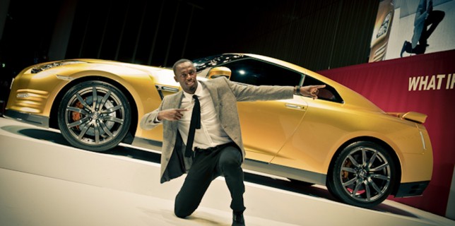 Nissan GT-R "Gold" d'Usain Bolt