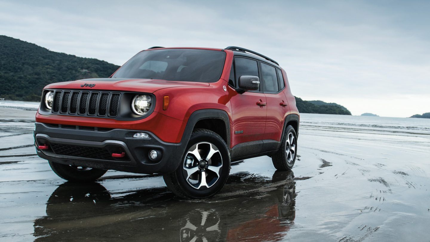 Jeep renegade оранжевый
