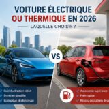 voiture électrique et une voiture thermique en 2026 laquelle choisir