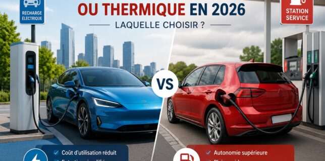 voiture électrique et une voiture thermique en 2026 laquelle choisir