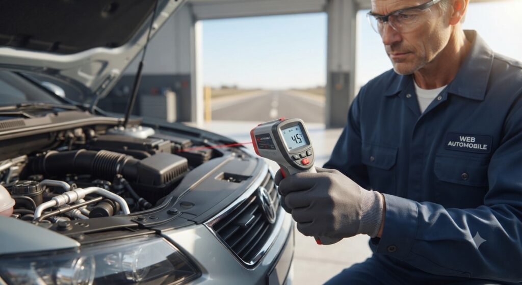 Test et diagnostic de la température de sortie d'air d'une climatisation automobile - Web Automobile.