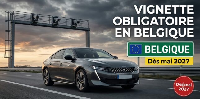 Vignette obligatoire en Belgique pour les automobilistes en 2026