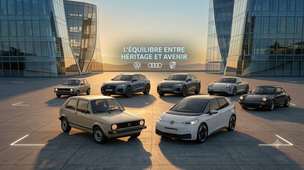 Volkswagen Audi et Porsche entre héritage automobile et avenir électrique